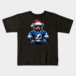 Tampa Bay Lightning Christmas Kids T-Shirt